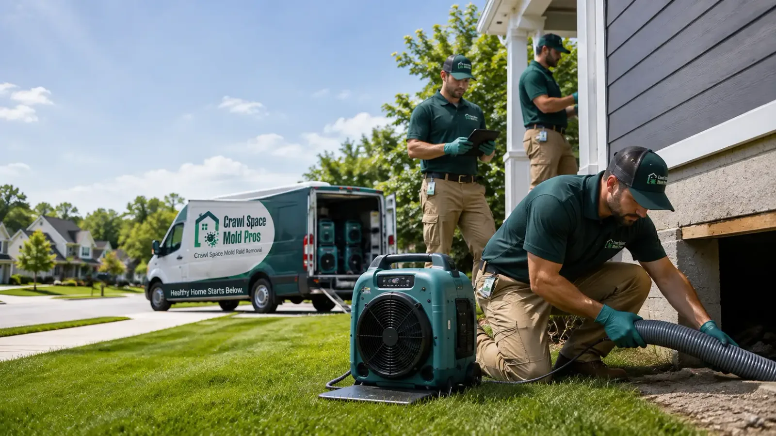 Crawl Space Mold Removal in South Wales, NY